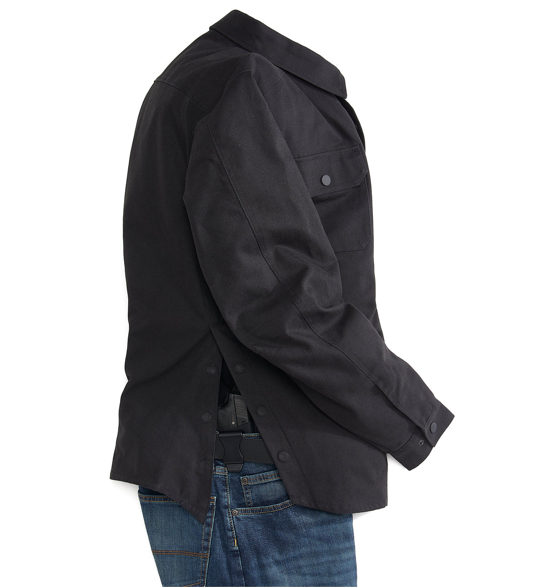 Quick Draw Canvas Concealed Carry Jacket Venado Small 