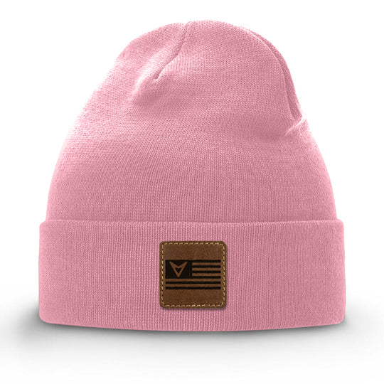 Patriot Flag Patch Beanie