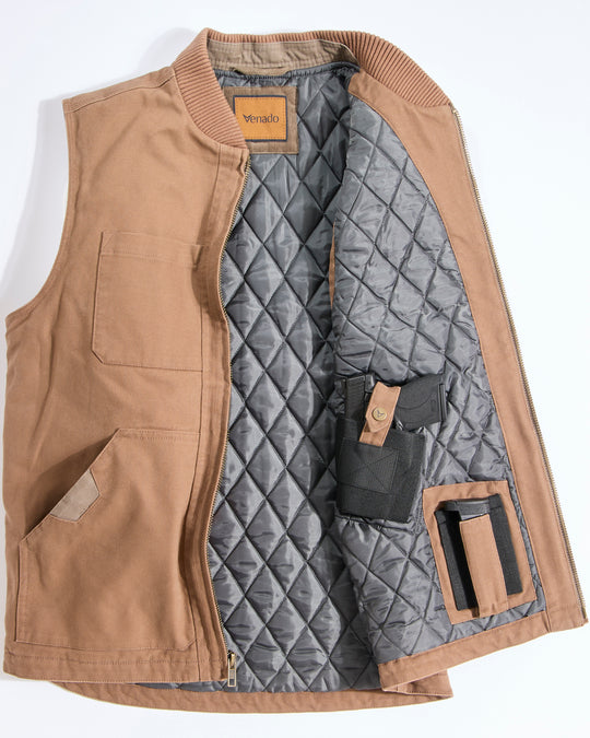 Canvas Concealed Carry Vest