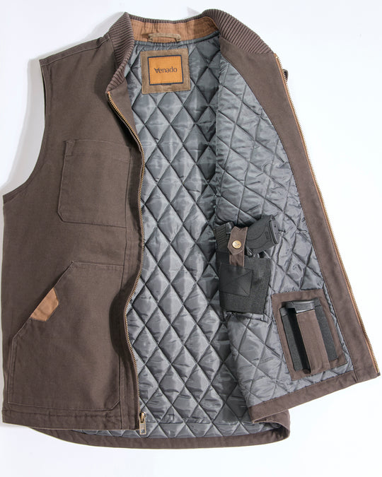 Canvas Concealed Carry Vest