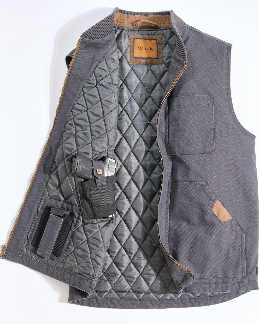 Canvas Concealed Carry Vest