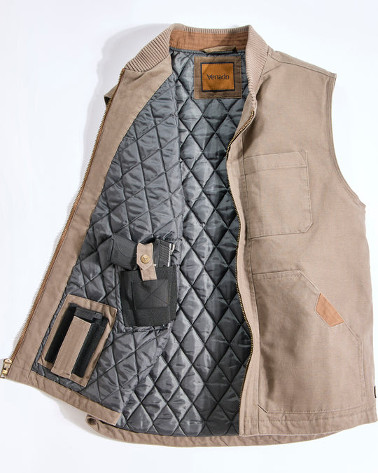 Canvas Concealed Carry Vest