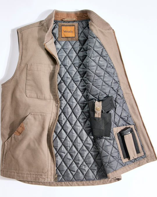 Canvas Concealed Carry Vest