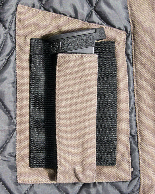 Canvas Concealed Carry Vest