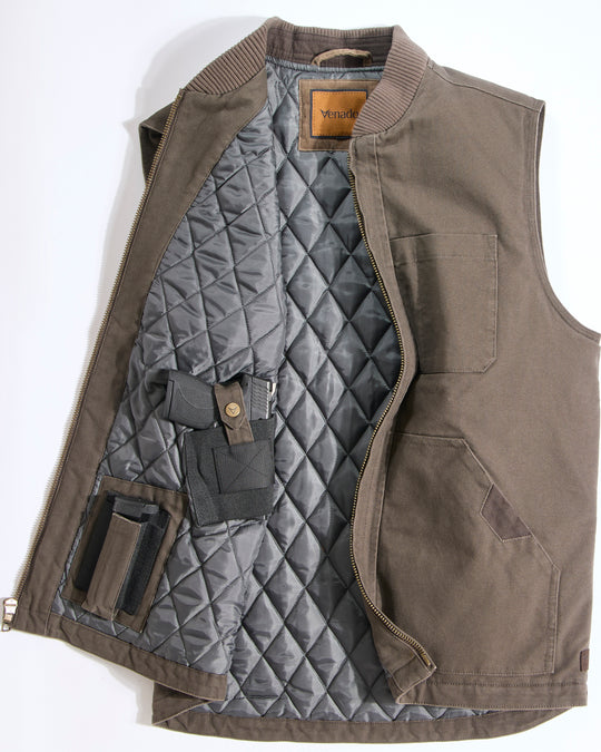 Canvas Concealed Carry Vest