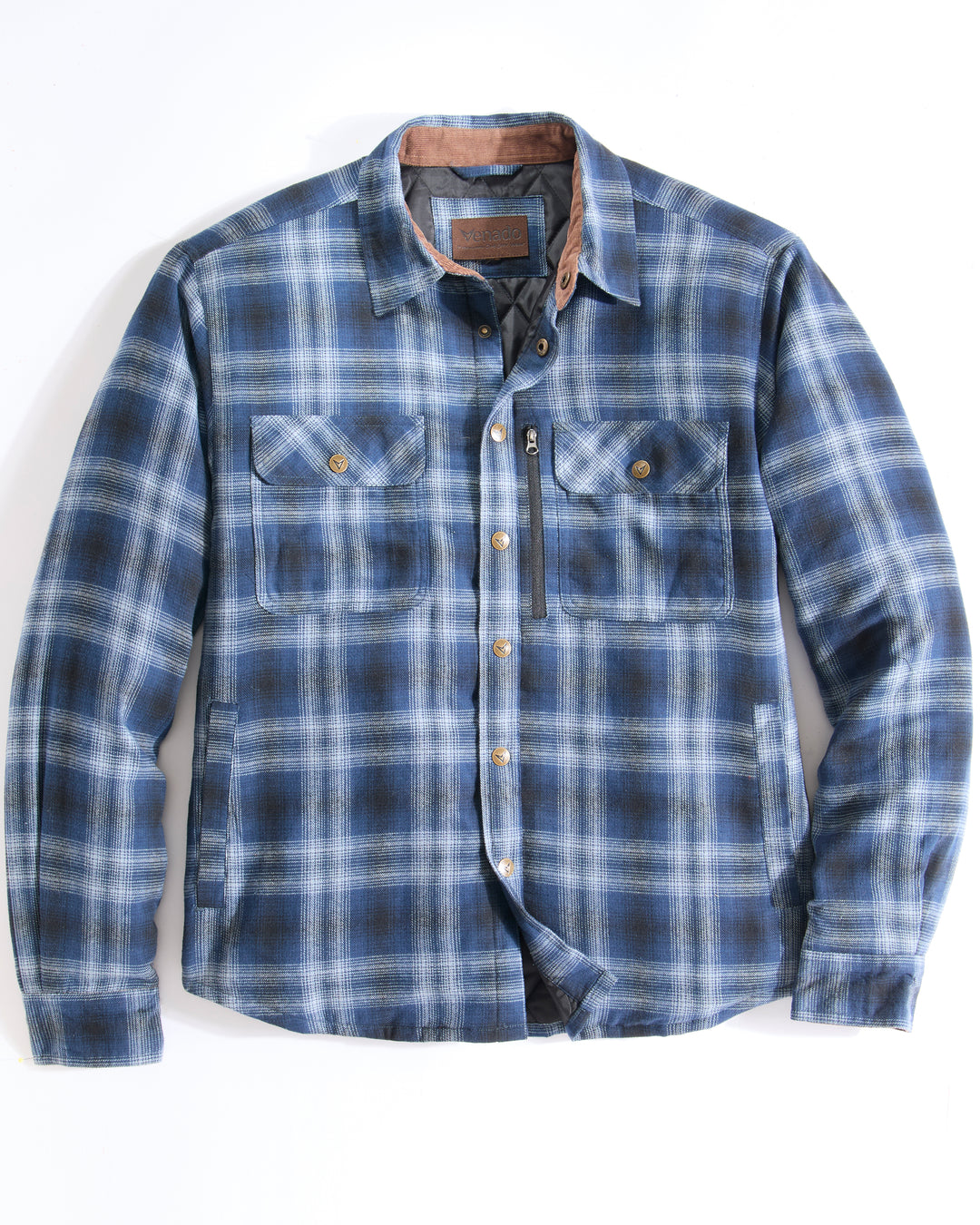 Concealed Carry Quilt Lined Shirt Jacket