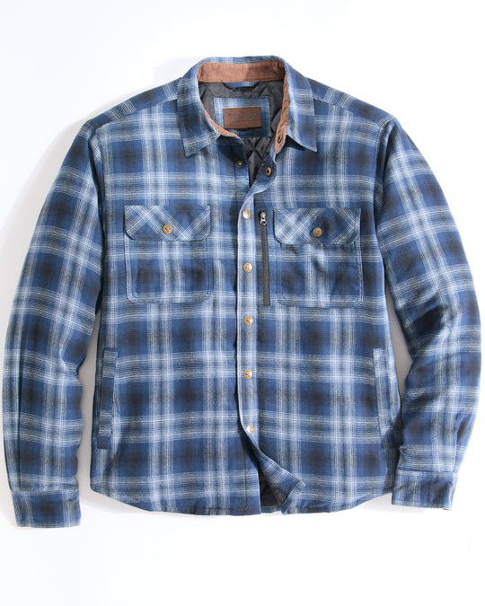 Concealed Carry Quilt Lined Shirt Jacket