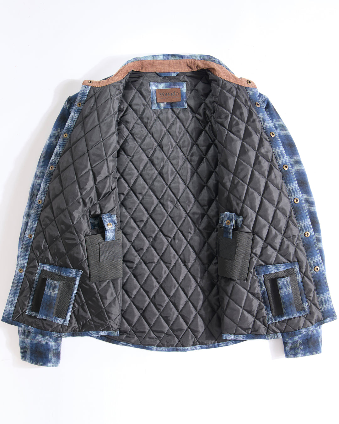 Concealed Carry Quilt Lined Shirt Jacket