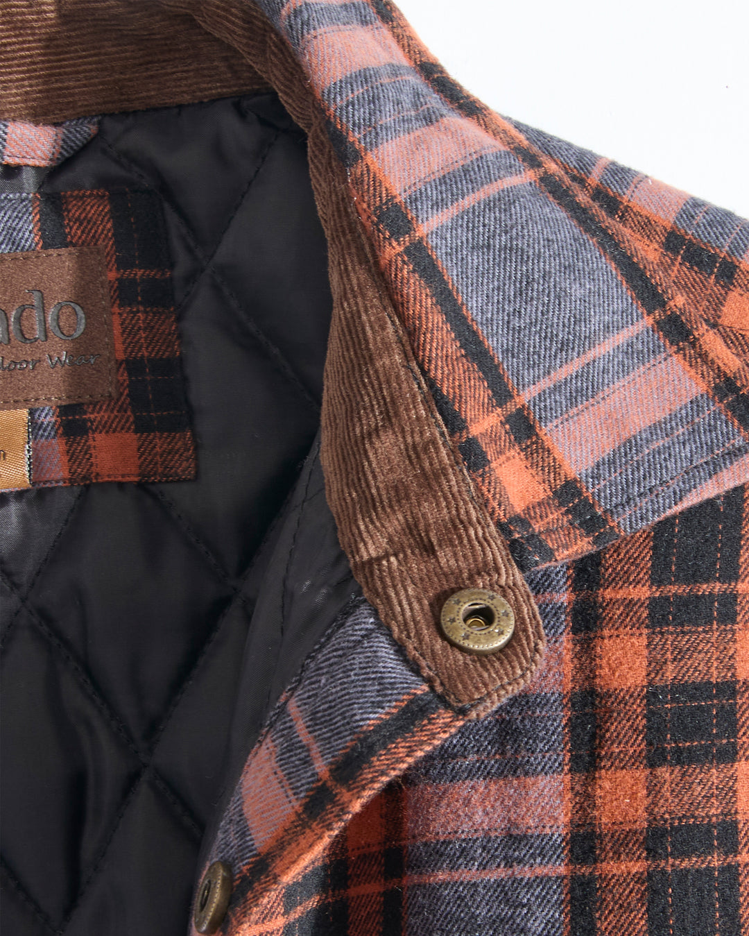Concealed Carry Quilt Lined Shirt Jacket
