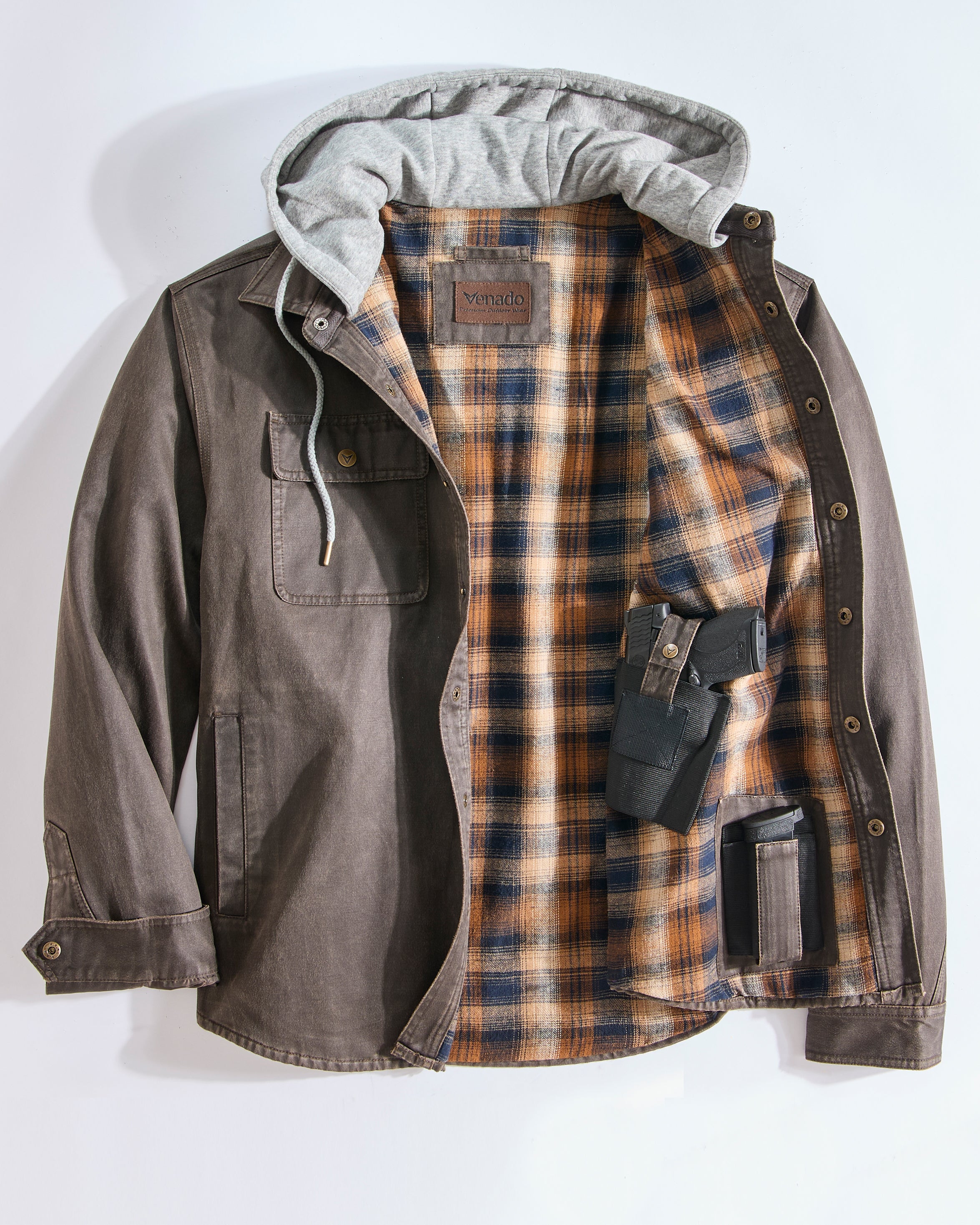Concealed Carry Smuggler Chore Coat – Venado