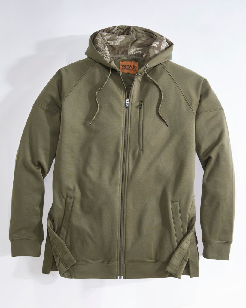 Performance Full-Zip Camo Hoodie Relax Fit – Venado