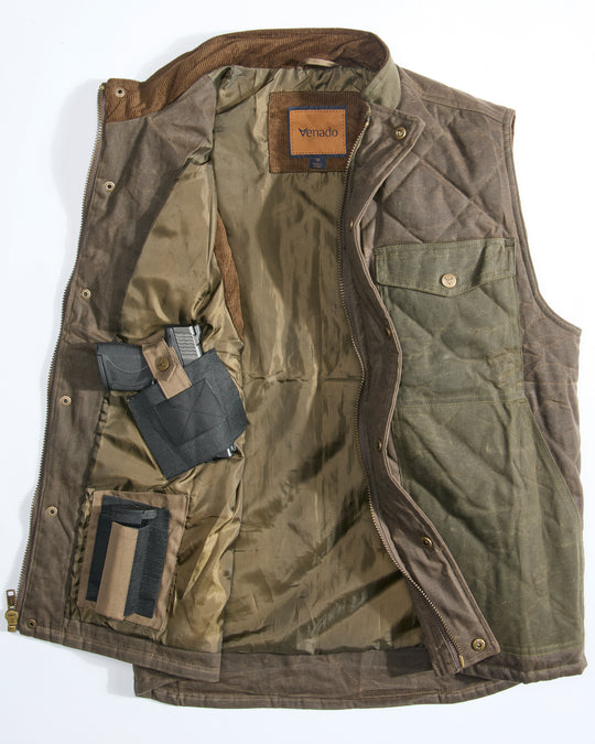 Outfitter Concealed Carry Waxed Canvas Vest