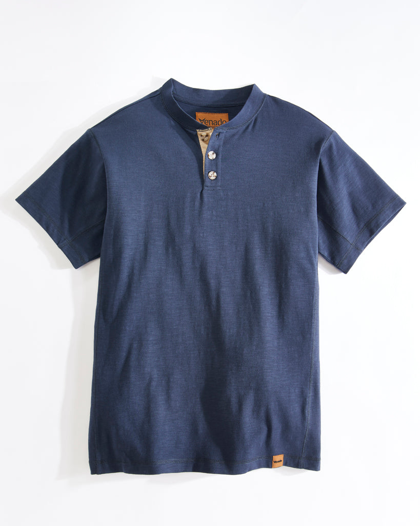 Flex Henley | Short Sleeve