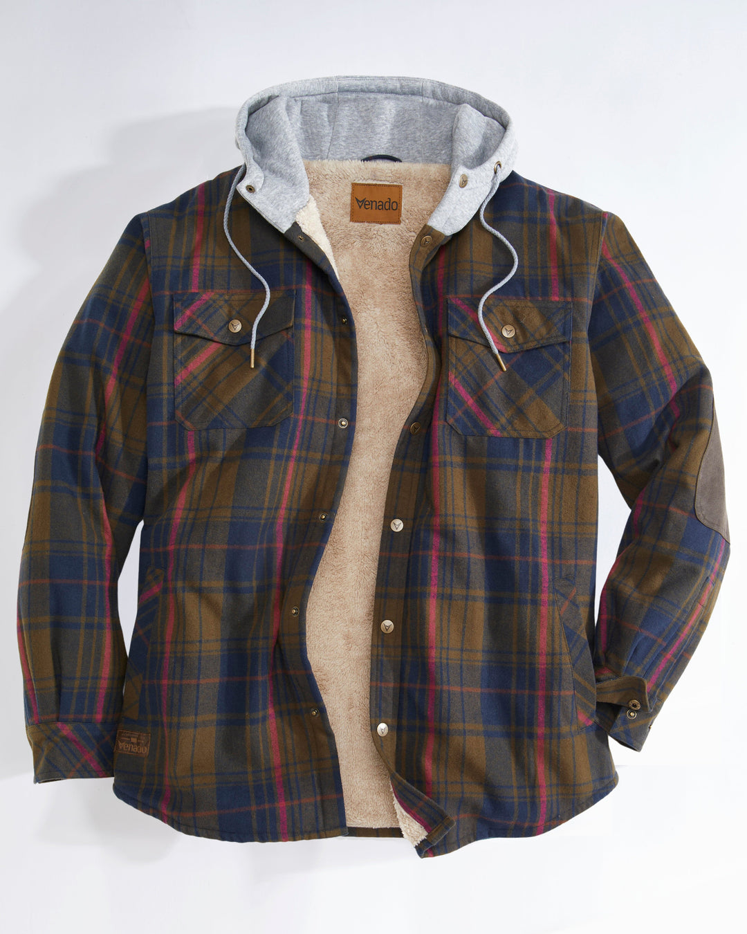 Legendary Whitetails Flannel With Hoodie Attached NorthWoods