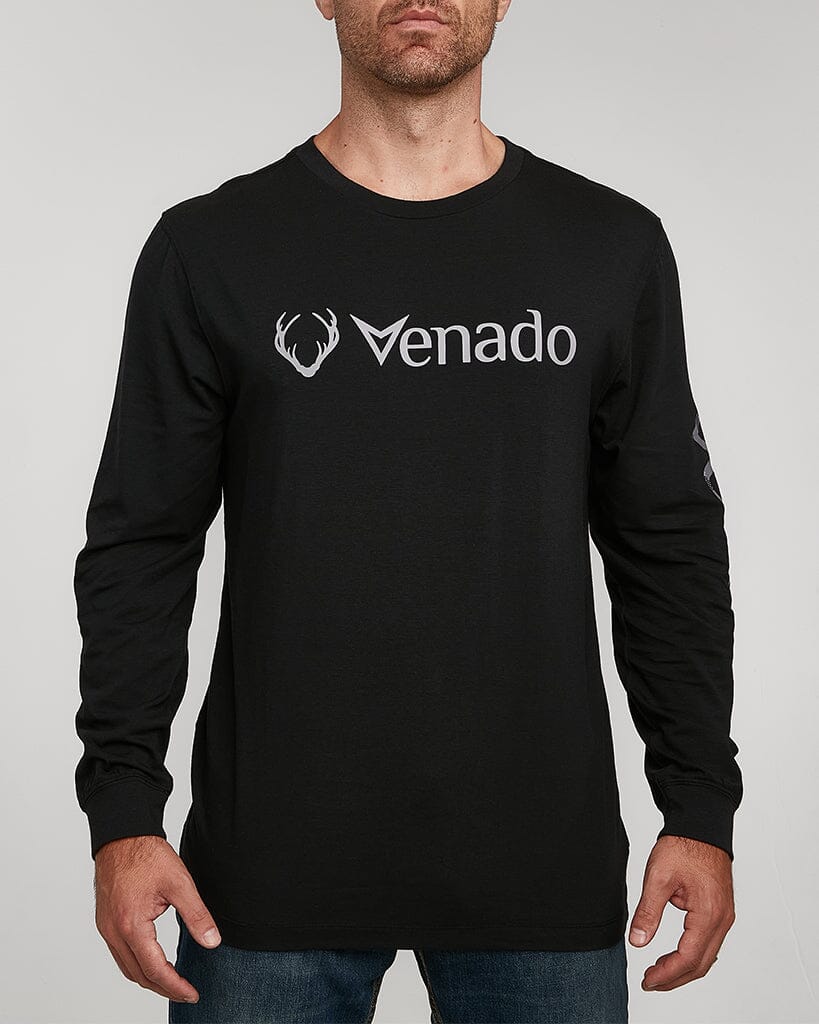 Brand Anthem Long Sleeve Flex Tee Mens Shirts Venado Small Black 