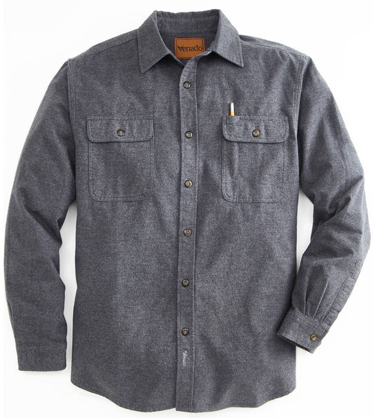 Camp Fire Chamois Shirt Shirts & Tops Venado Charcoal Medium 