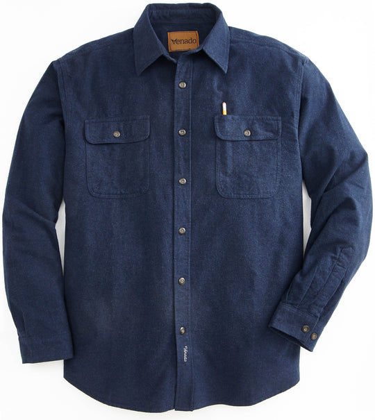Camp Fire Chamois Shirt Shirts & Tops Venado Navy Medium 