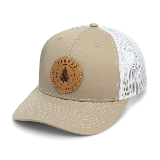 Premium Lumber Trucker Hat Accessories Venado OSFM Khaki | White 