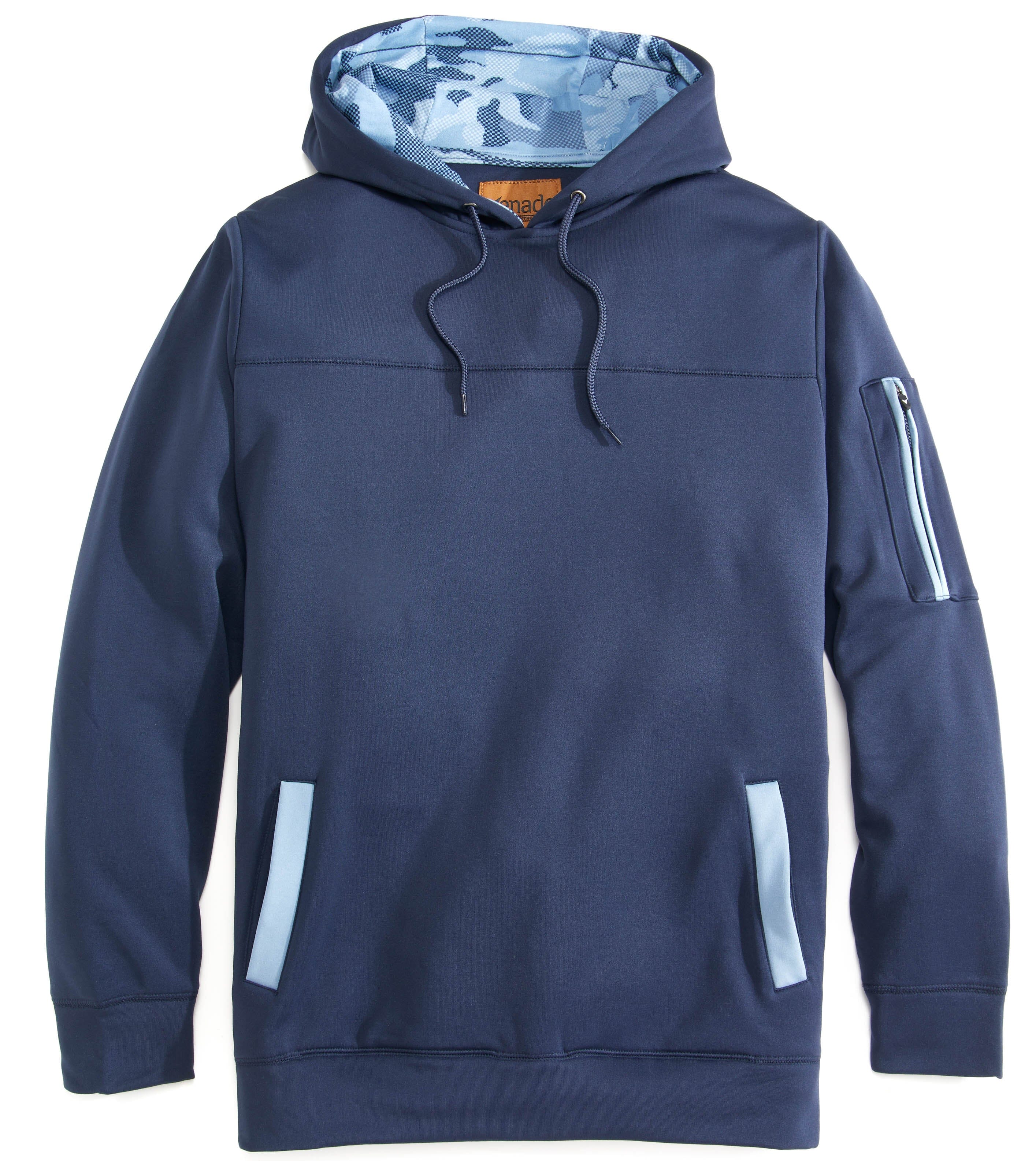 Premium Performance Pullover Hoodie | Relax Fit Mens Hoodies + Pullovers Venado Small Navy 