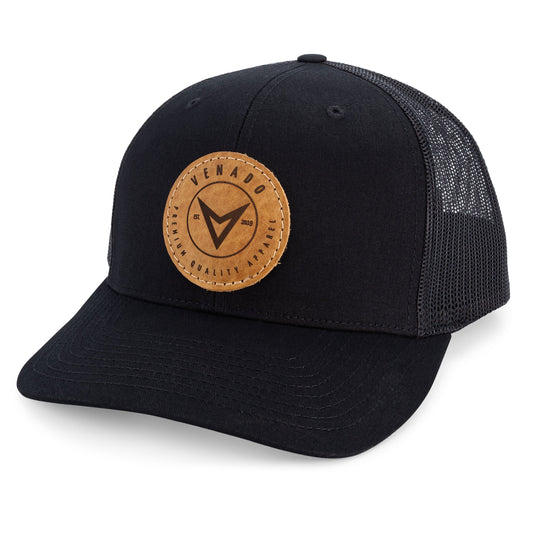 Premium Venado Logo Patch Hat Accessories Venado OSFM Black | Black 